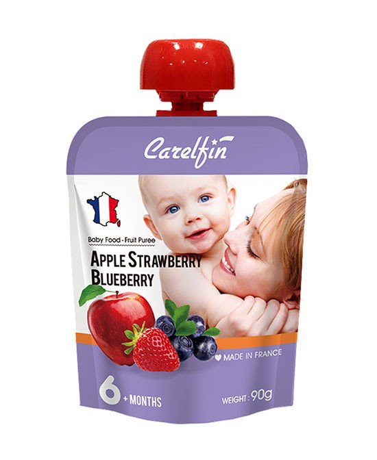 可儿芬果汁泥天然果味酸甜适宜 宝宝夏季补充维生素的好帮手